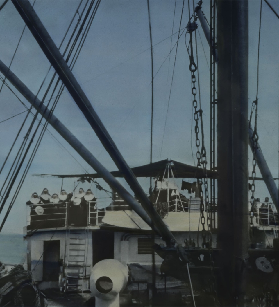 1890 Early OLA Sisters on board Rouroussa-min